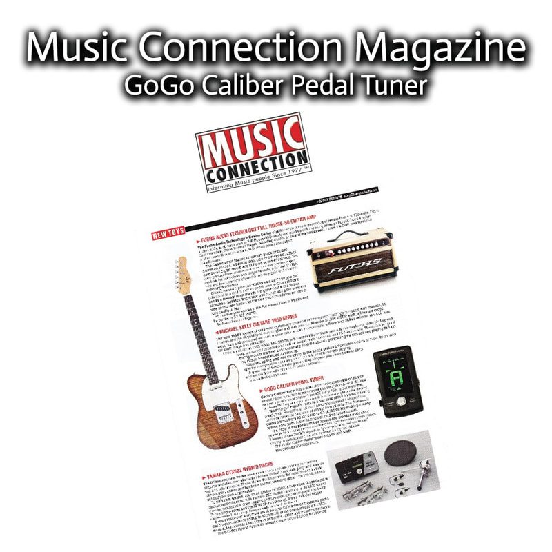 MUSIC CONNECTION MAGAZINE, GOGO TUNERS CALIBER PEDAL TUNER