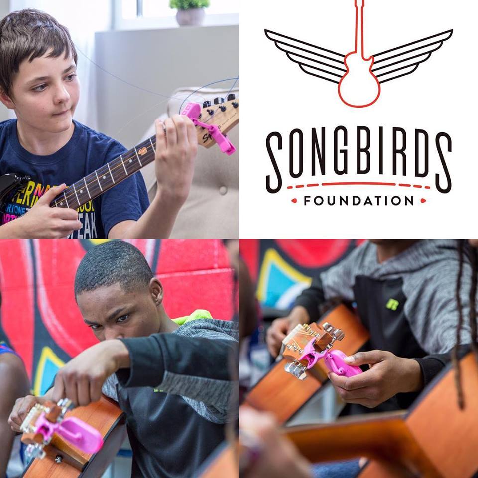 We are proud to be partners with such a great organization Songbirds Guitars Foundation And Songbirds Guitar Museum helping teach and bring music to the next generation of musicians . It's an honor to be part of such a great cause 